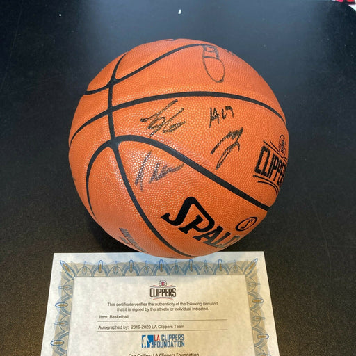 2019-2020 Los Angeles Clippers Team Signed NBA Game Basketball With Team COA