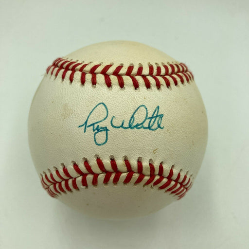 Roy White Signed Autographed Official American League Baseball