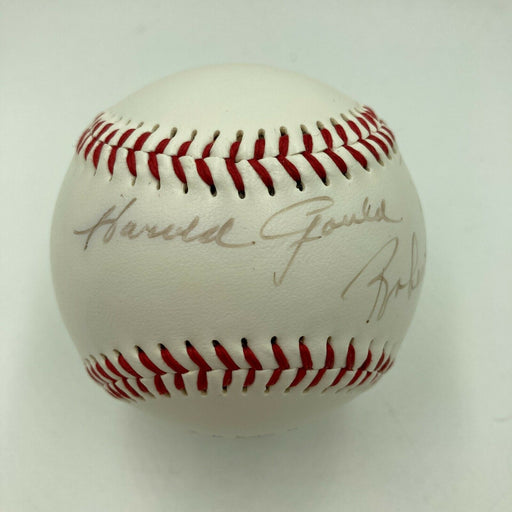 Negro League Legends Signed Baseball Robert Scott Harold Gould Jim Robinson