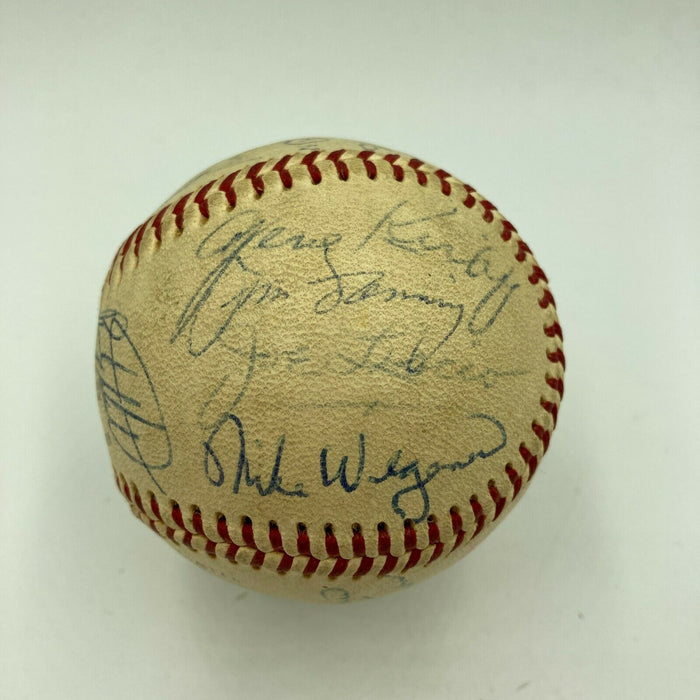 1969 Montreal Expos Inaugural Season Team Signed Game Used NL Baseball JSA COA