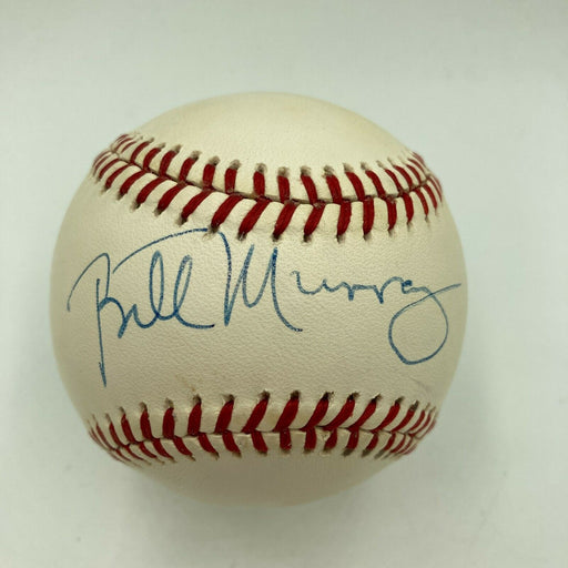 Bill Murray Signed 1991 Comiskey Park Inaugural Season Baseball With JSA COA