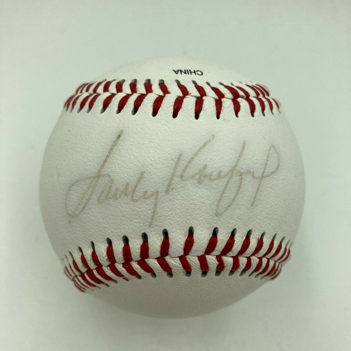 Sandy Koufax Signed Autographed Official League Baseball With JSA COA