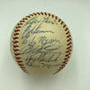 Roger Maris Rookie 1957 Cleveland Indians Team Signed Baseball JSA COA