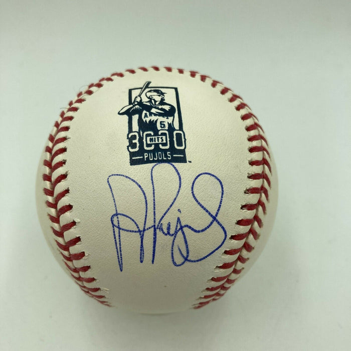 Albert Pujols Signed 3,000 Hits Official Major League Commemorative Baseball JSA