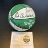 1989-1990 Boston Celtics Team Signed Basketball Larry Bird Red Auerbach JSA COA