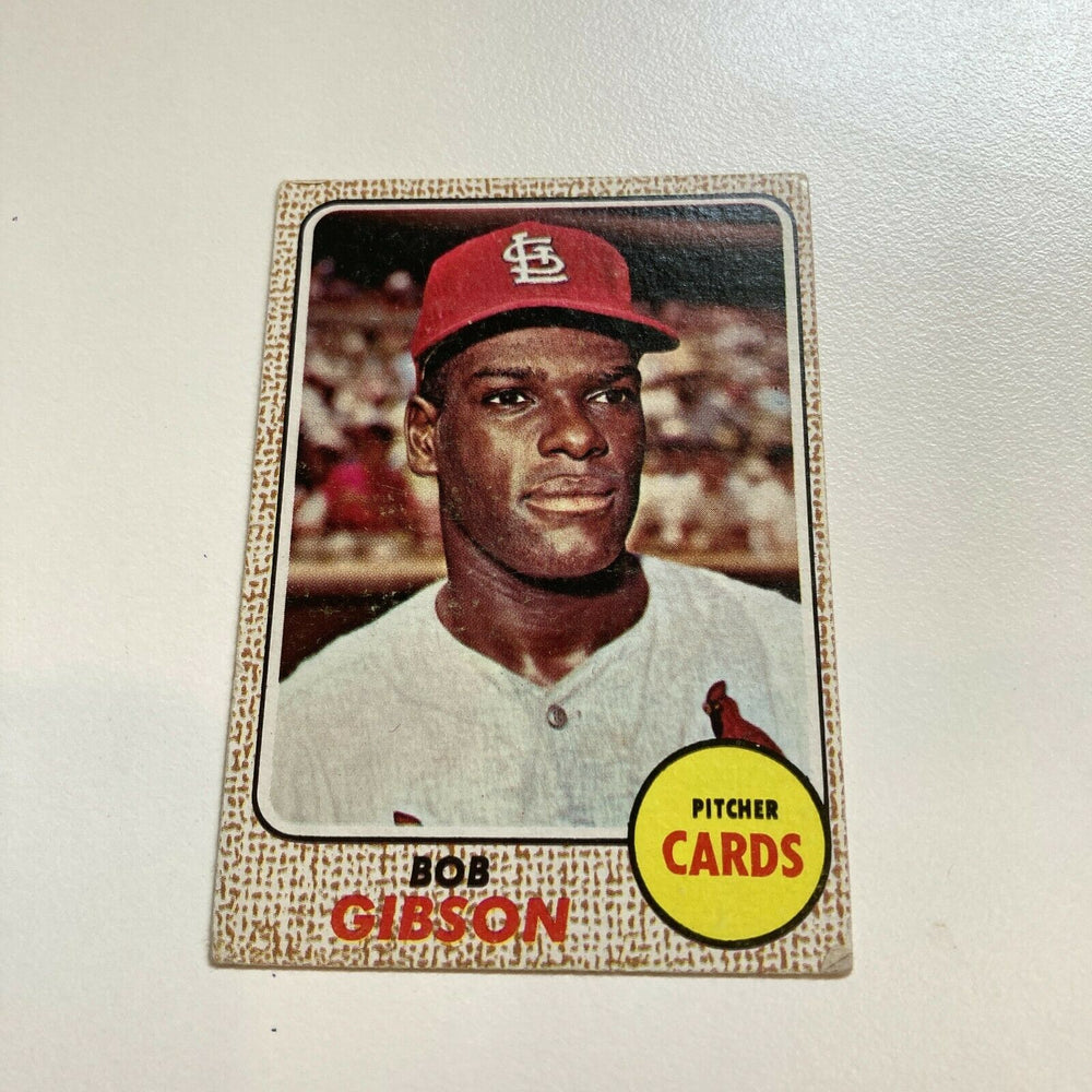 1968 Topps Bob Gibson Baseball Card #100