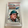 1977 Topps Reggie Jackson 563 Home Runs Signed Porcelain Baseball Card PSA DNA