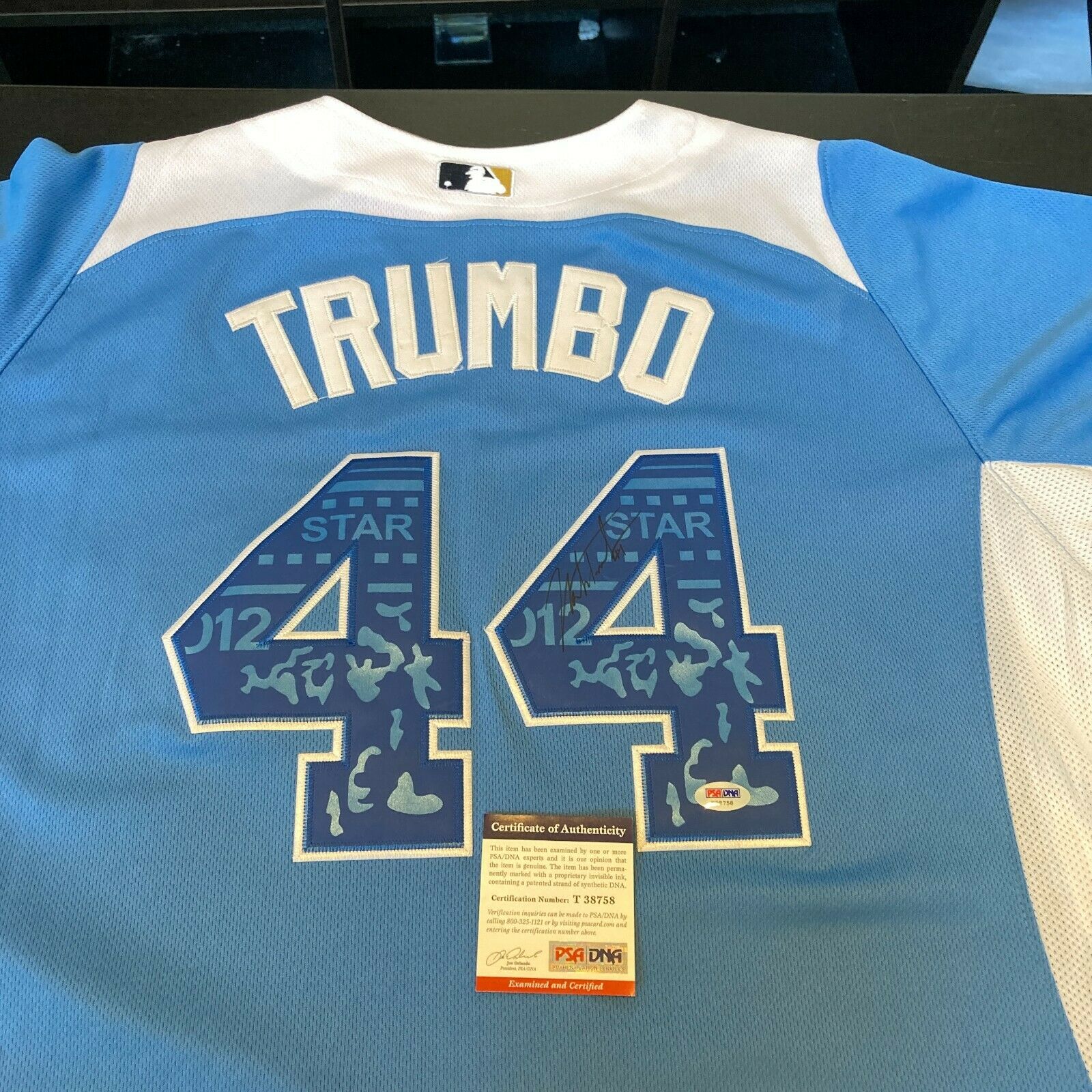 Mark Trumbo Signed Authentic 2012 All Star Game Angels Jersey PSA DNA COA