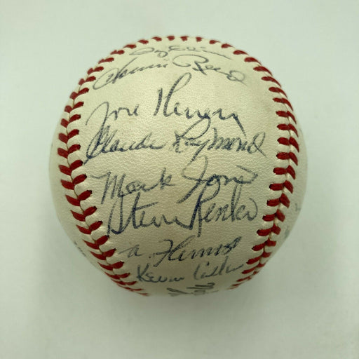 1969 Montreal Expos Inaugural Season Team Signed National League Baseball JSA