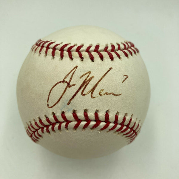 Joe Mauer Signed Autographed Official Major League Baseball JSA COA