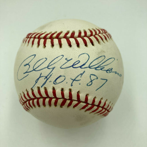Billy Williams HOF 1984 Signed National League Baseball With JSA COA