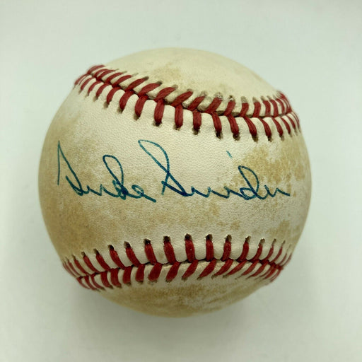 Duke Snider Signed Vintage National League Baseball JSA COA