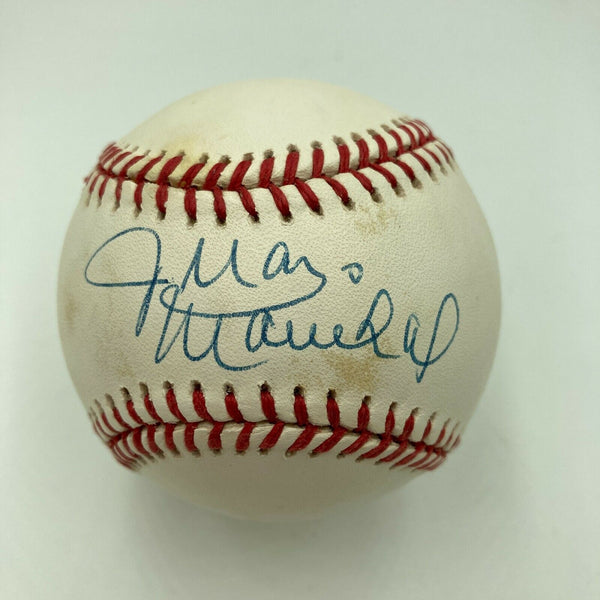 Juan Marichal Signed Autographed National League Baseball JSA COA