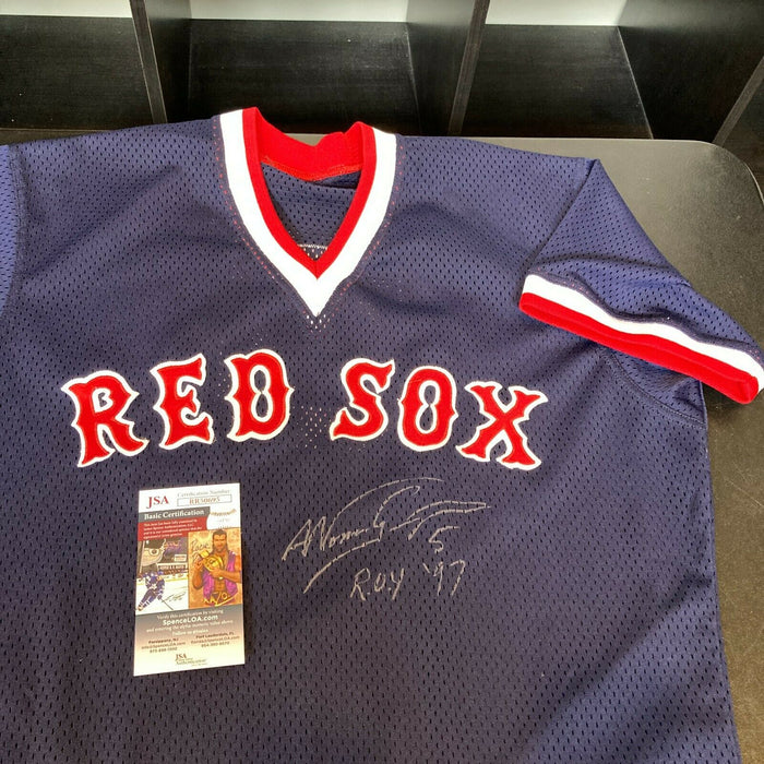 Nomar Garciaparra 1997 ROY Signed Authentic Boston Red Sox Jersey With JSA COA