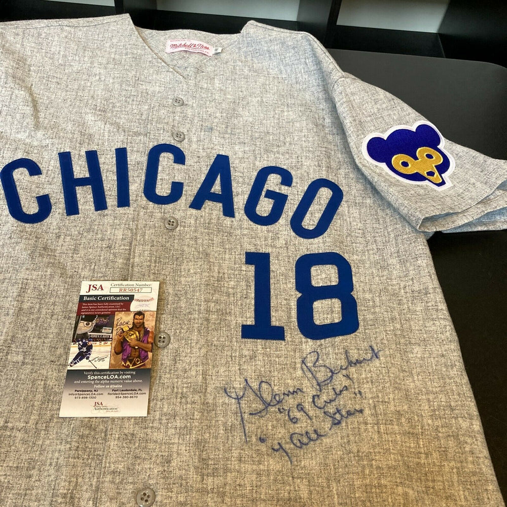 Glenn Beckert 1969 Chicago Cubs Signed 1969 Chicago Cubs Jersey