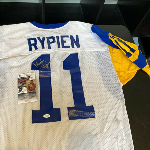 Mark Rypien Signed 1995 Authentic St. Louis Rams Game Model Jersey With JSA COA