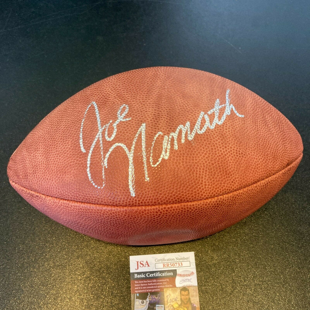 Joe Namath Signed Autographed Official Wilson NFL Football With JSA COA