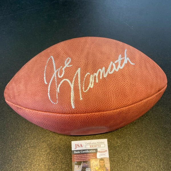 Joe Namath Signed Autographed Official Wilson NFL Football With JSA COA