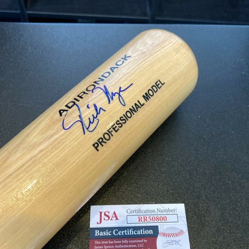 Rich Nye Signed Adirondack Baseball Bat 1969 Chicago Cubs With JSA COA