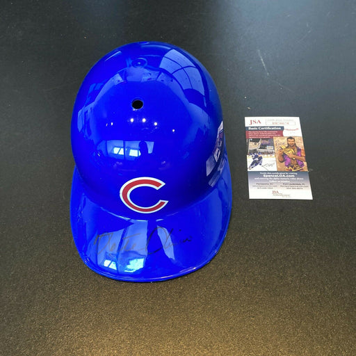 Nate Oliver Signed Full Size Chicago Cubs Baseball Helmet 1969 Cubs JSA COA