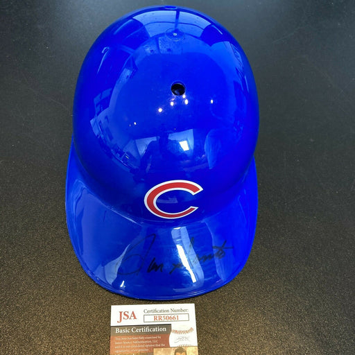 Ron Santo Signed Full Size Chicago Cubs Baseball Helmet 1969 Cubs JSA COA