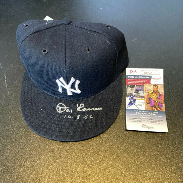 Don Larsen Perfect Game 10-8-1956 Signed New York Yankees Hat JSA COA