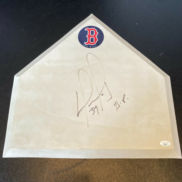 David Ortiz "#34 Big Papi" Signed Inscribed Full Size Home Plate Base JSA COA