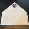 David Ortiz "#34 Big Papi" Signed Inscribed Full Size Home Plate Base JSA COA