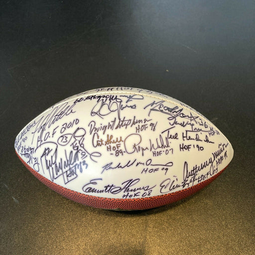 2012 Hall Of Fame Induction Multi Signed Official Wilson NFL Football 40+ Sigs