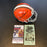 Jim Brown Signed Authentic Riddell Cleveland Browns Mini Helmet With JSA COA