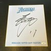 Shohei Ohtani Pre Rookie Signed Parchment Big Sig Nippon-Ham Fighters JSA COA