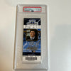 Sidney Crosby Rookie Signed 2006 Pittsburgh Penguins Ticket PSA DNA COA