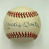 Nice Mickey Mantle Signed Autographed Official American League Baseball JSA COA