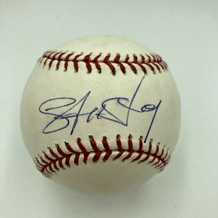Lance Armstrong Signed Autographed Official Major League Baseball JSA COA