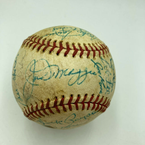 Joe Dimaggio Baseball Legends Signed 1976 Game Used American League Baseball JSA