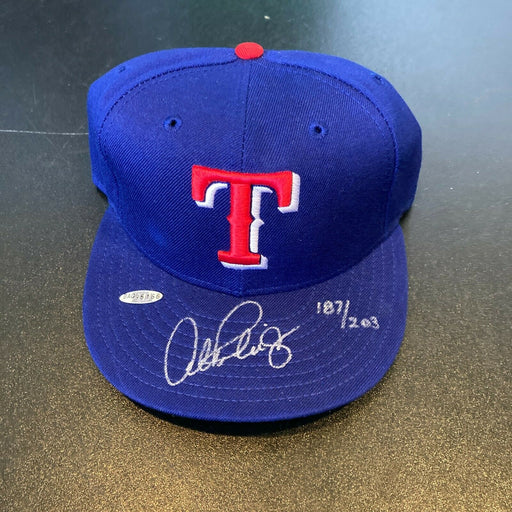 Alex Rodriguez Signed Texas Rangers Game Model Hat UDA Upper Deck & MLB Hologram