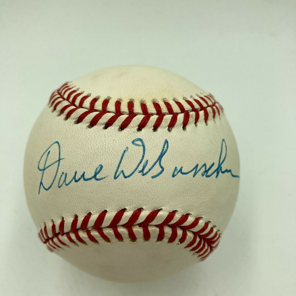 Dave DeBusschere Signed Autographed Baseball New York Knicks NBA With JSA COA
