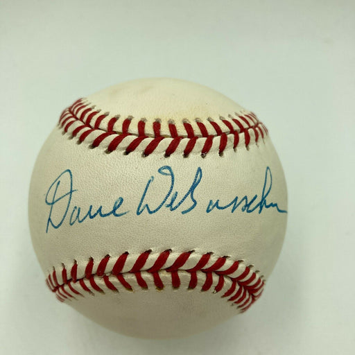 Dave DeBusschere Signed Autographed Baseball New York Knicks NBA With JSA COA