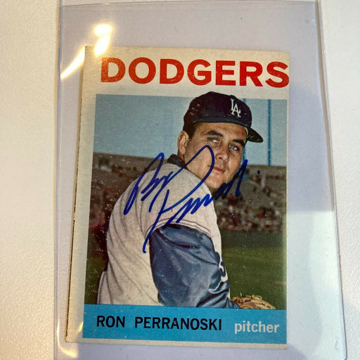 1964 Topps Ron Perranoski Signed Autographed Baseball Card