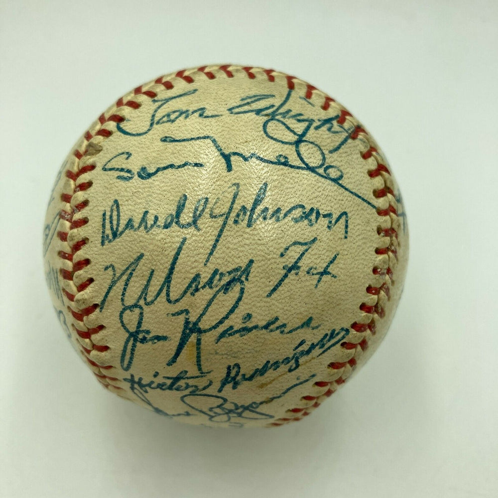 1954 Chicago White Sox Team Signed Autographed Baseball With Nellie Fox