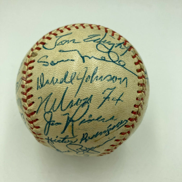 1954 Chicago White Sox Team Signed Autographed Baseball With Nellie Fox
