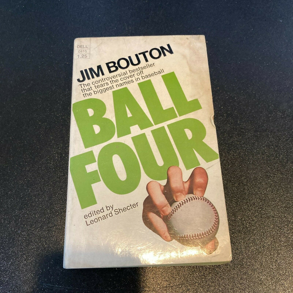 Jim Bouton Signed Autographed "Ball Four" Baseball Book