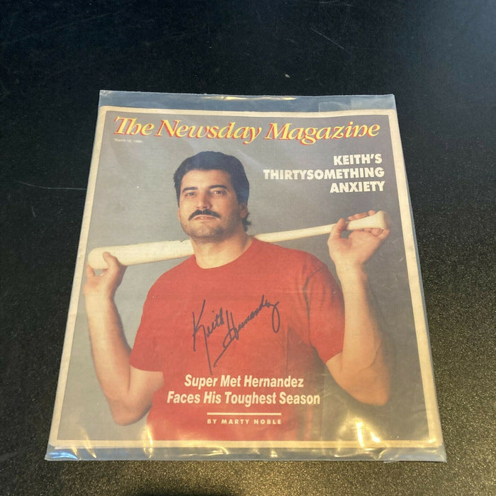 Keith Hernandez Signed Autographed Newsday Magazine New York Mets