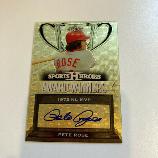 2017 Leaf Sports Heroes Pete Rose #1/1 One Of One Auto Signed Baseball Card