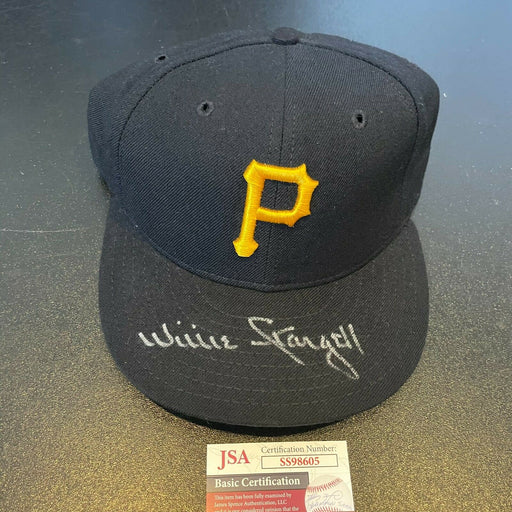 Willie Stargell Signed Authentic Pittsburgh Pirates Game Model Baseball Hat JSA