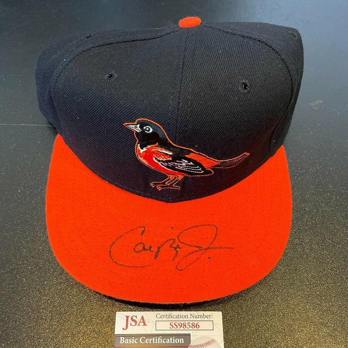 Cal Ripken Jr. Signed Authentic Baltimore Orioles Game Model Baseball Hat JSA