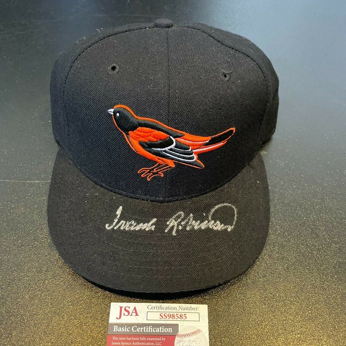 Frank Robinson Signed Authentic Baltimore Orioles Game Model Baseball Hat JSA