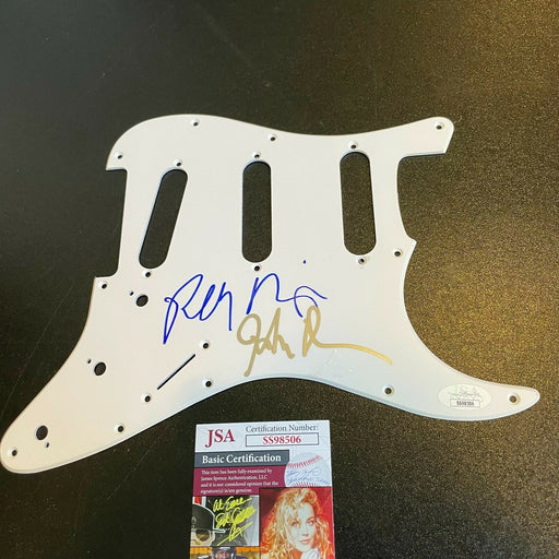 The Doors John Densmore & Robby Krieger Signed Guitar Pickguard JSA COA