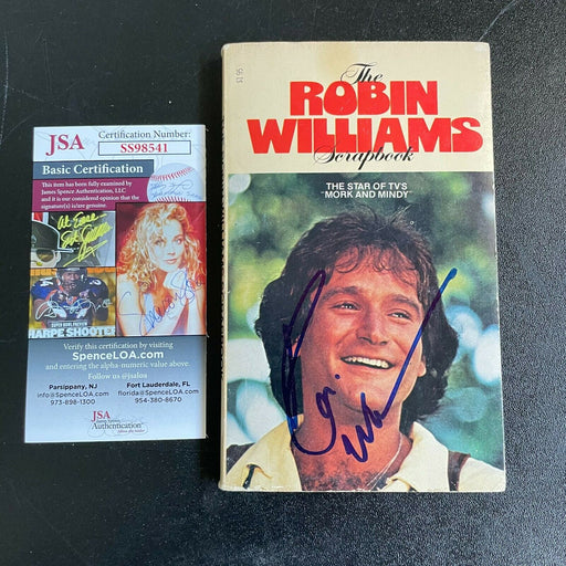 Robin Williams Signed Autographed The Robin Williams Scrapbook Book With JSA COA