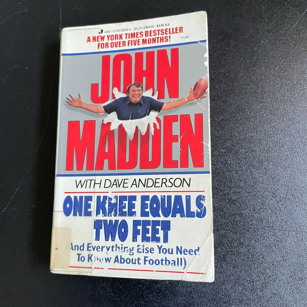 John Madden Signed Autographed Football Book
